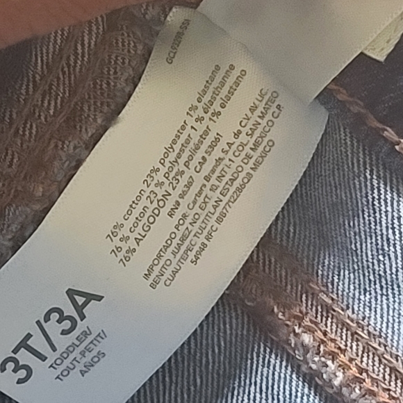 NWT OshKosh B’Gosh Jegging Toddler Girls 3T Medium Wash Jeans - Picture 5 of 8